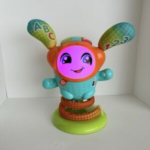 Fisher-Price Bounce and Spin BeatBo Toy Interactive Lights Sounds ABC 123